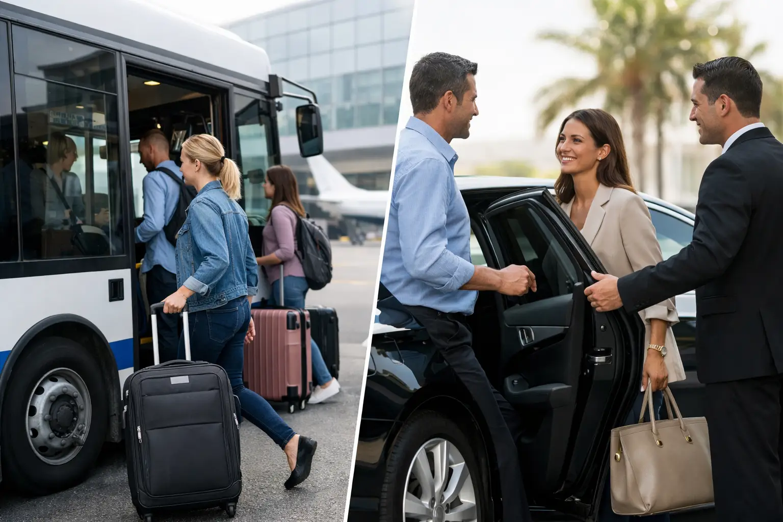 Airport Shuttle vs Private Transfer