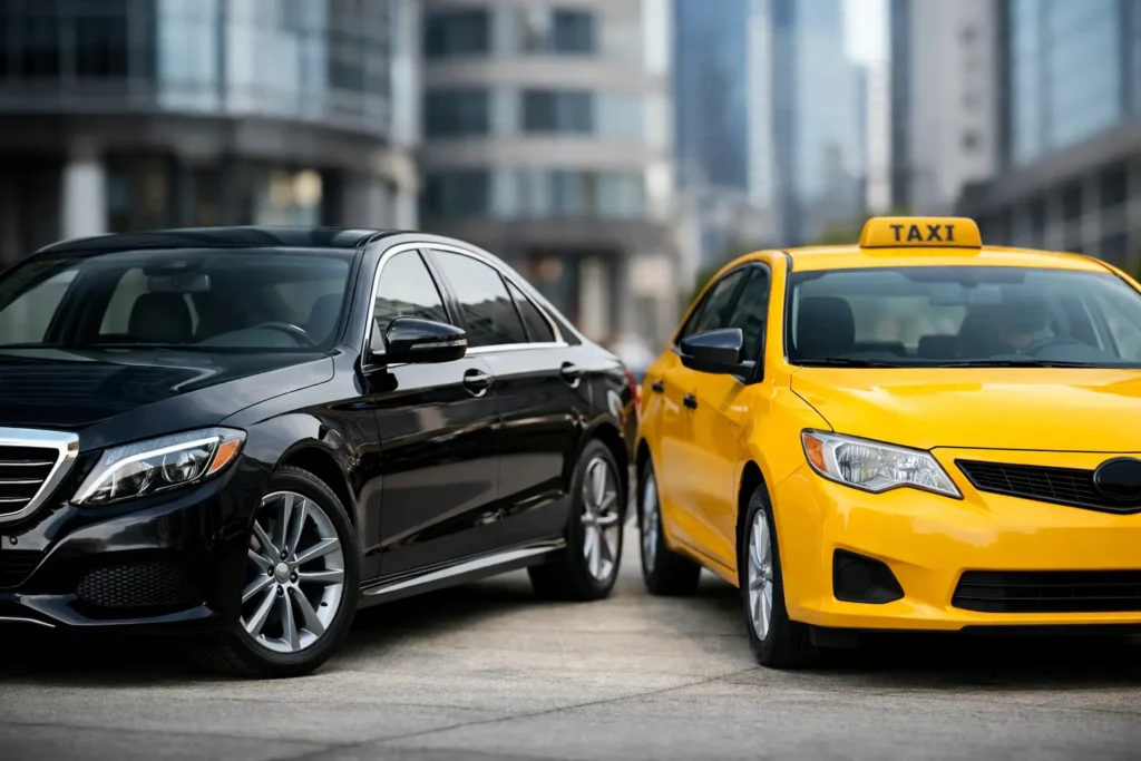 Executive Car Versus Standard Taxi Compared
