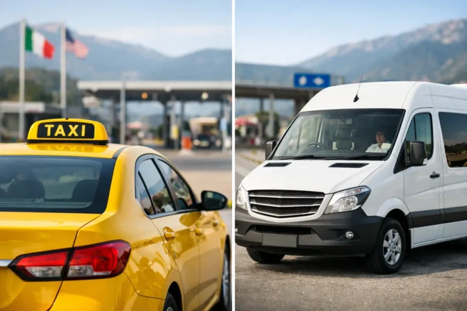 Cross Border Taxi vs Shuttle for Your Trip